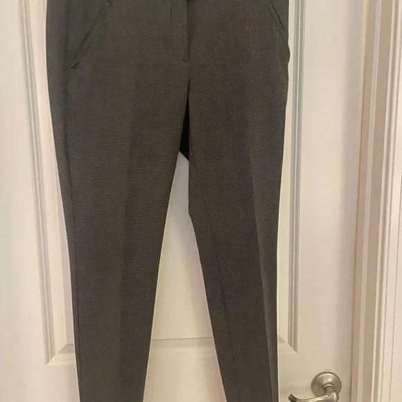 LOFT Black and White Checkered Trousers - Picture 3 of 6